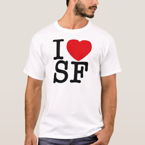 I heart SF T_Shirt