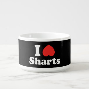 I Heart Sharts Bowl
