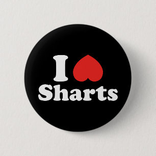 I Heart Sharts Button