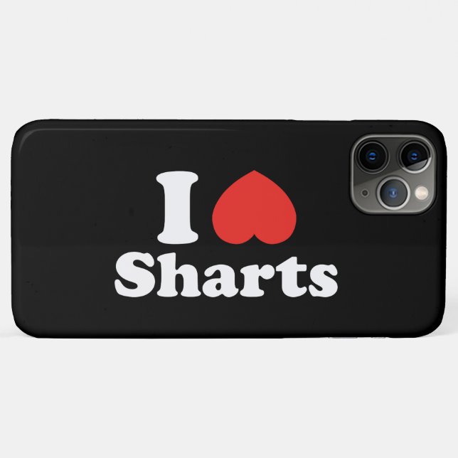 I Heart Sharts Case-Mate iPhone Case (Back (Horizontal))