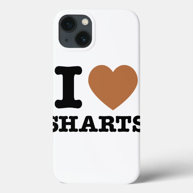 I Heart Sharts Funny Graphic Case-Mate iPhone Case (Back)