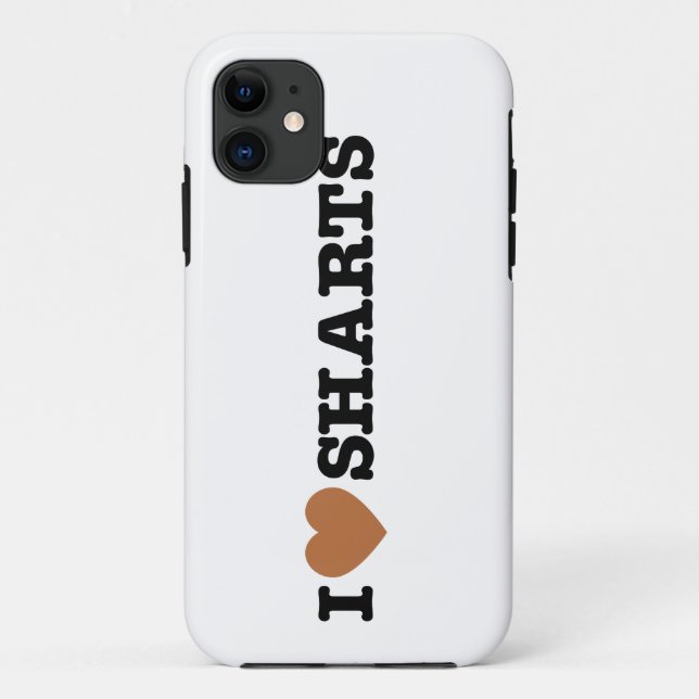 I Heart Sharts Funny Icon Graphic Case-Mate iPhone Case (Back)