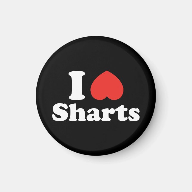 I Heart Sharts Magnet (Front)