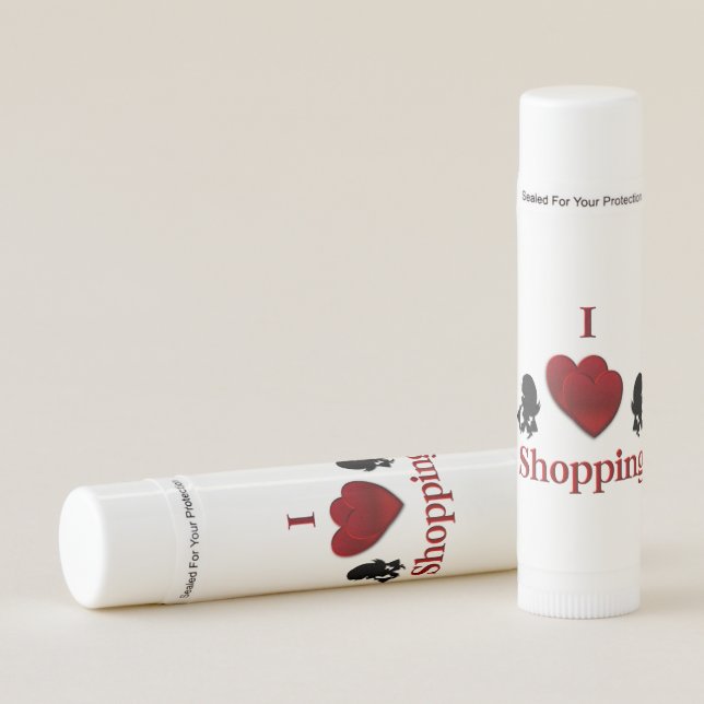 I Heart Shopping Lip Balm (Front)