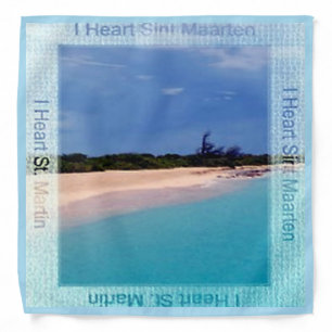 I Heart Sint Maarten Bandana