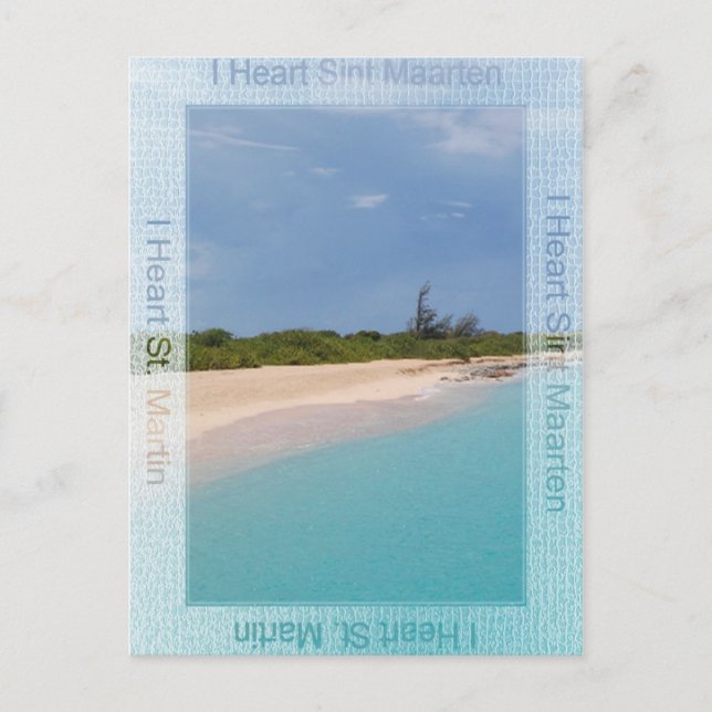 I Heart Sint Maarten Postcard (Front)