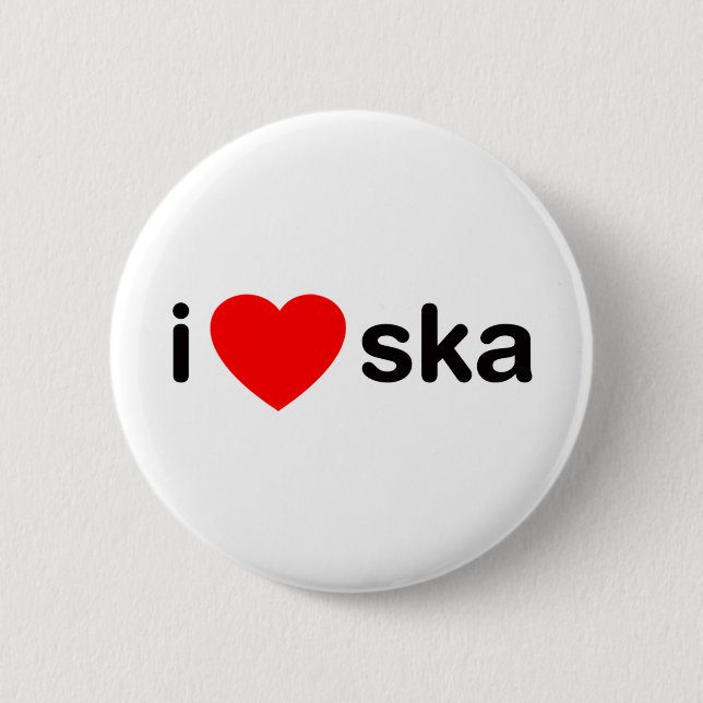 I Heart Ska Button (Front)