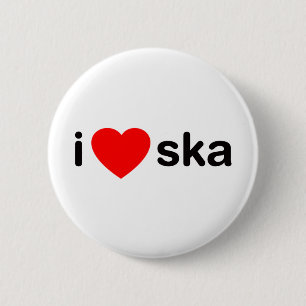 I Heart Ska Button