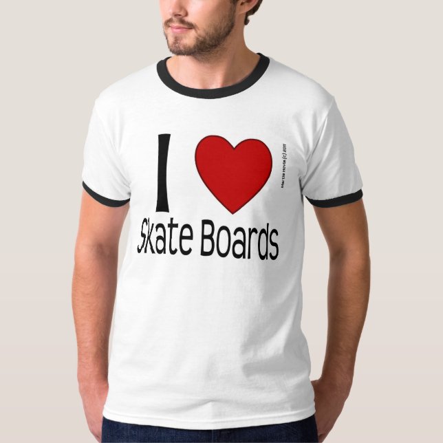 I Heart Skateboards Shirt (Front)