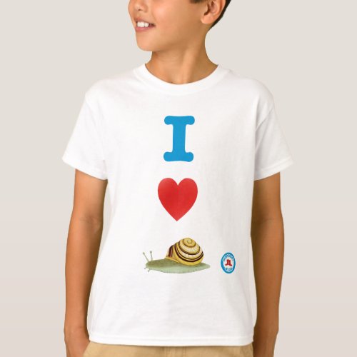 I Heart Snails Youth T_Shirt