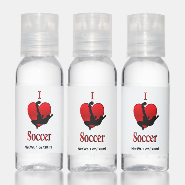 I Heart Soccer Hand Sanitizer (Set)