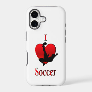 I Heart Soccer iPhone 17 Case