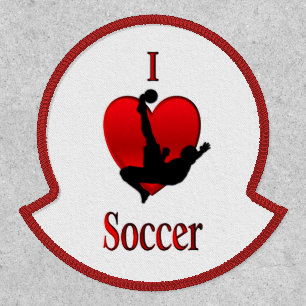 I Heart Soccer Patch