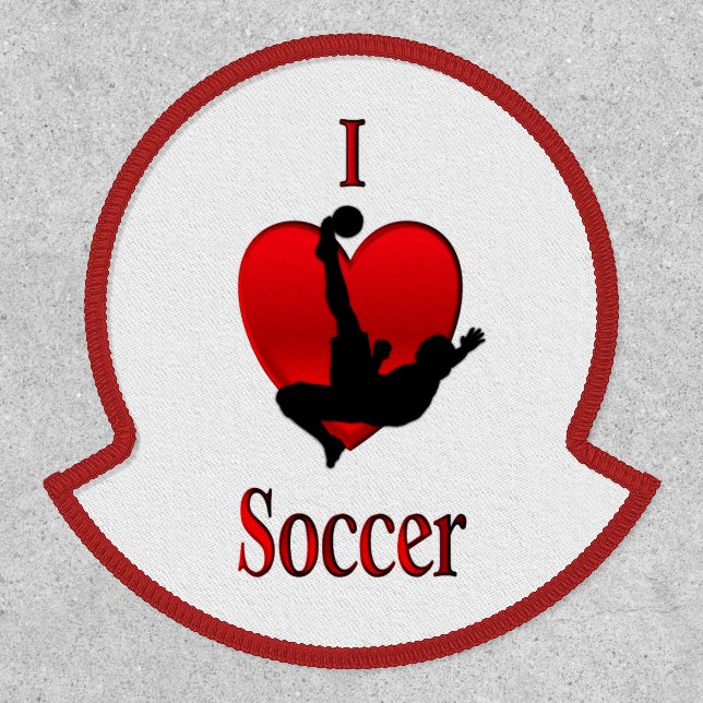 I Heart Soccer Patch (Front)