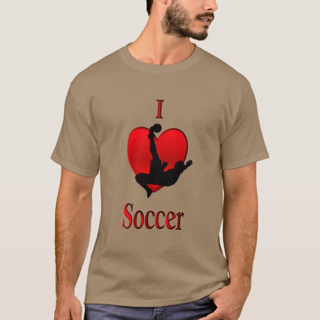 I Heart Soccer T-Shirt (Front)