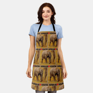 I Heart South Africa Elephant Calf Apron