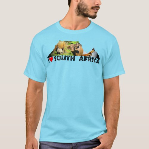 I Heart South Africa Table Mountain T_Shirt