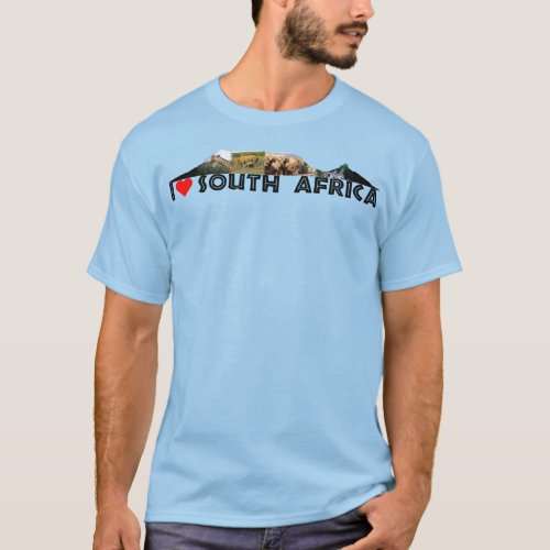 I Heart South Africa Table Mountain T_Shirt