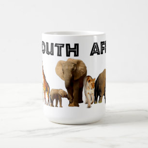 I heart South Africa Wildlife Collage  Coffee Mug