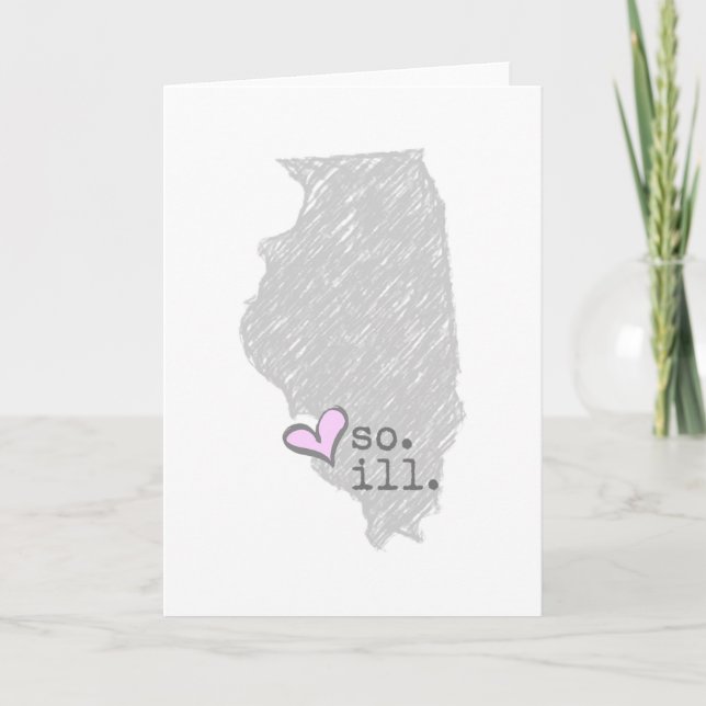 i heart southern illinois card (Front)