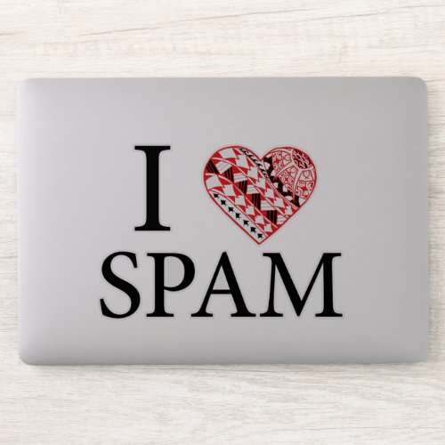 I Heart SPAM Sticker