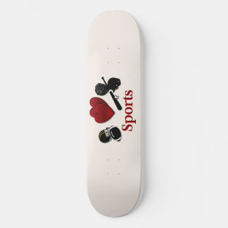 I Heart Sports Skateboard Deck