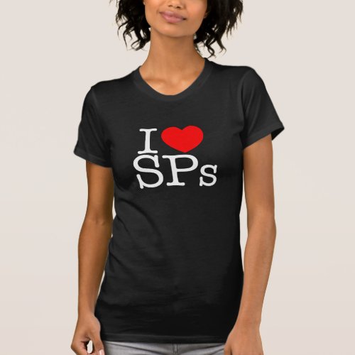 I Heart SPs Dark Female T_Shirt