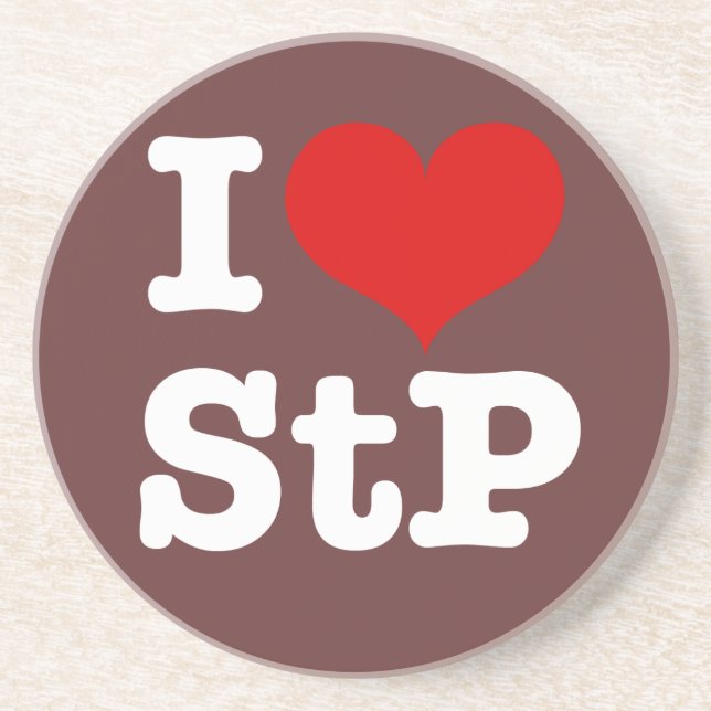 I Heart St. Paul Drink Coaster (Front)