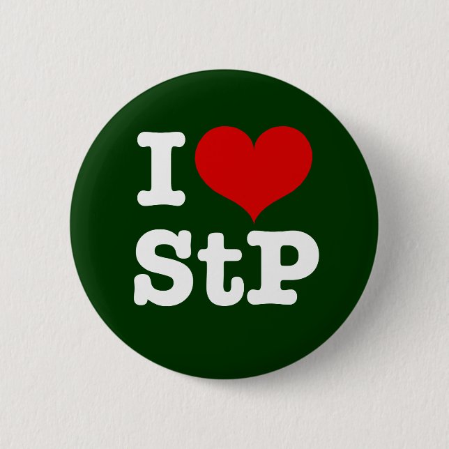 I Heart St. Paul / St. Peter Button (Front)