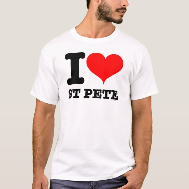 I Heart St Pete T-Shirt (Front)