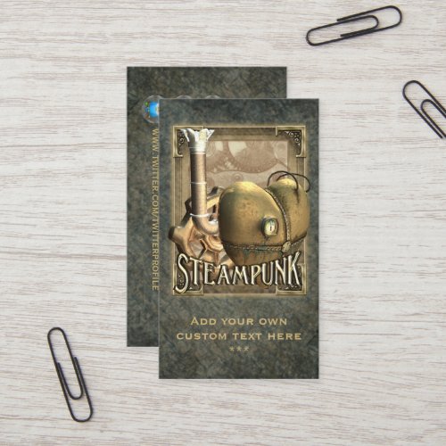 I Heart Steampunk Profile Cards Business Card