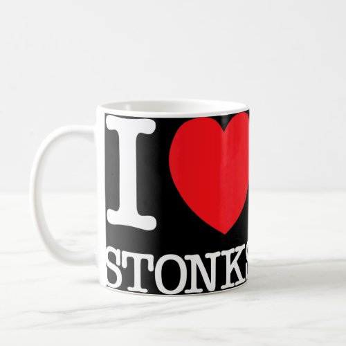 I Heart Stonks Retro Stock Investor Day Trader  Coffee Mug