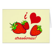 I heart strawberries (Front Horizontal)