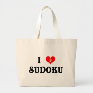 I Heart Sudoku White Tote Bag