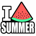 I Heart Summer Statuette<br><div class="desc">"I Heart Summer" sculpture magnet</div>
