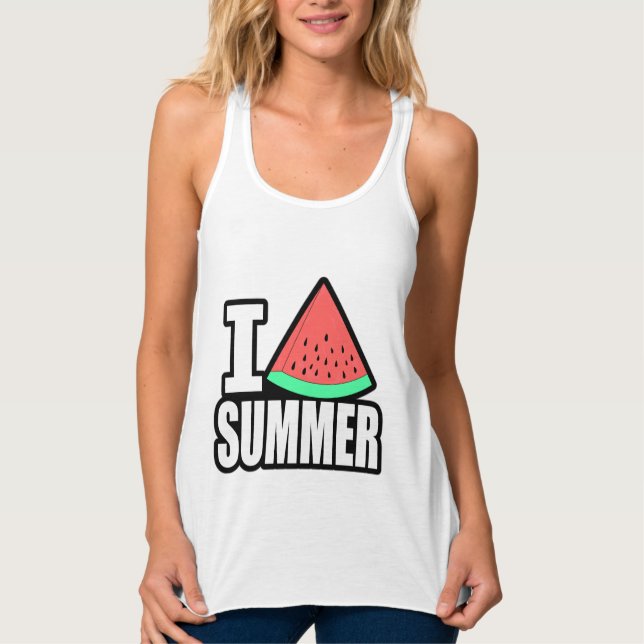 I Heart Summer Tank Top (Front)