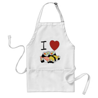 I heart Sushi Adult Apron
