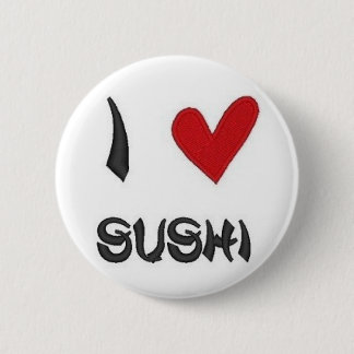 I Heart Sushi Button