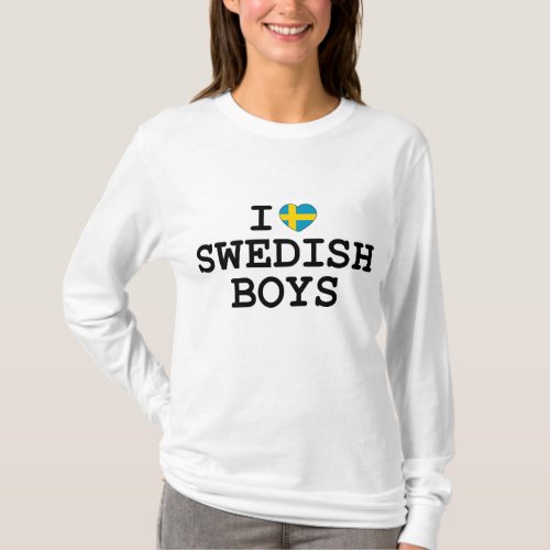 I Heart Swedish Boys T_Shirt