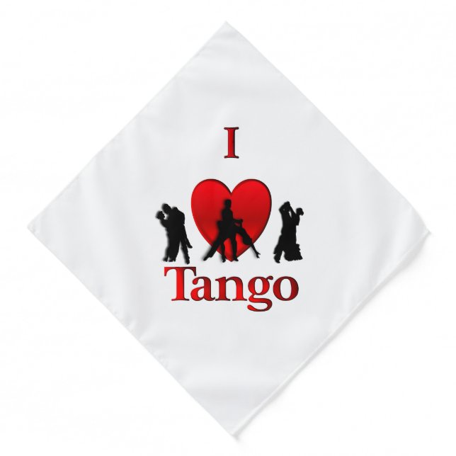 I Heart Tango Bandana (Front)