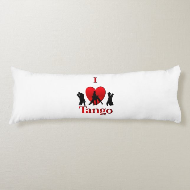 I Heart Tango Body Pillow (Front)