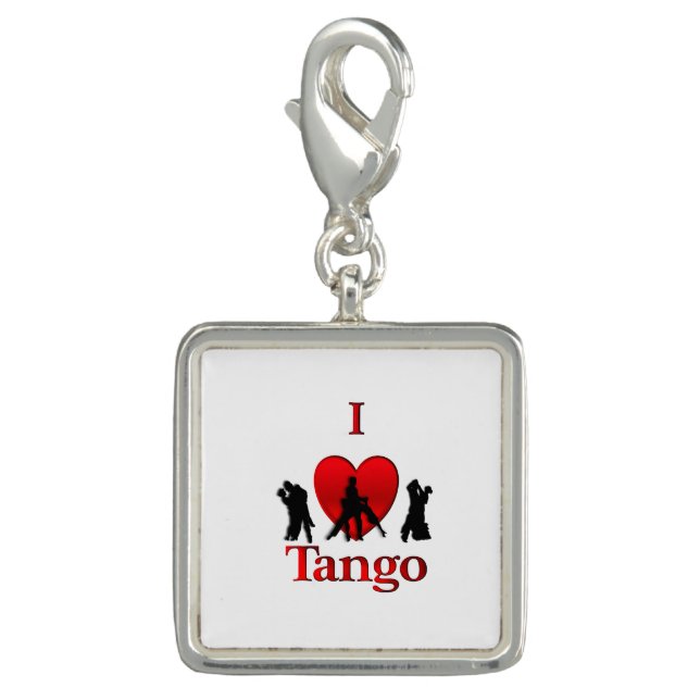 I Heart Tango Charm (Front)