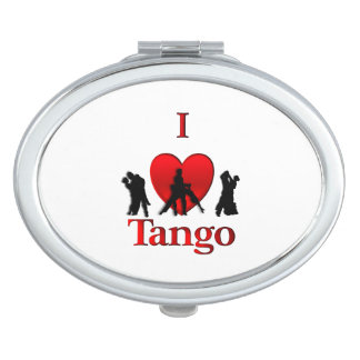 I Heart Tango Compact Mirror