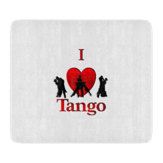I Heart Tango Cutting Board