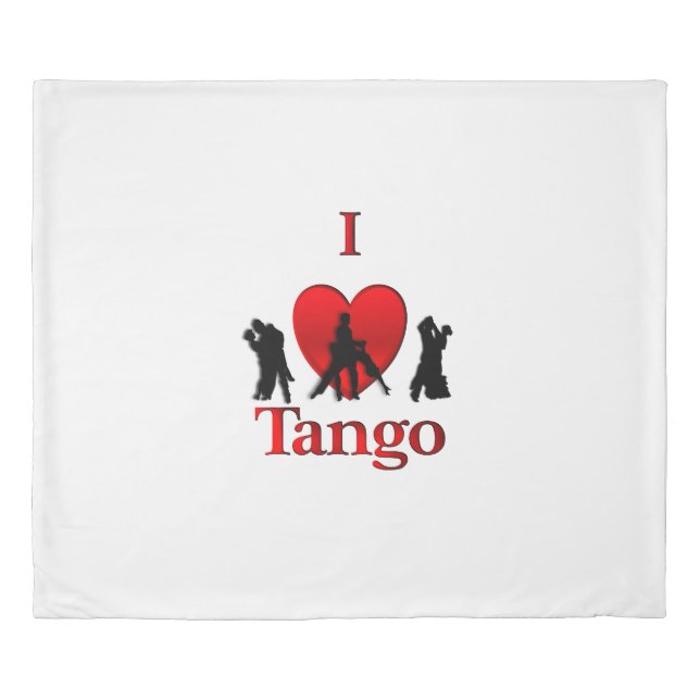 I Heart Tango Duvet Cover (Front)