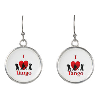 I Heart Tango Earrings