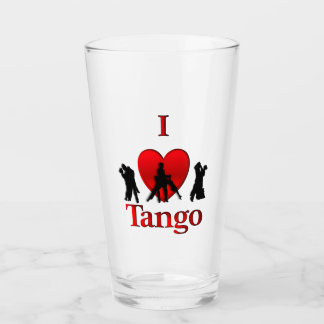 I Heart Tango Glass