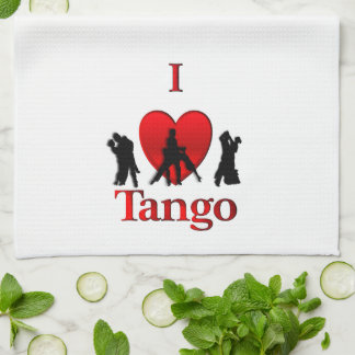 I Heart Tango Kitchen Towel
