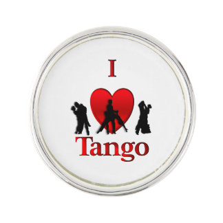 I Heart Tango Lapel Pin