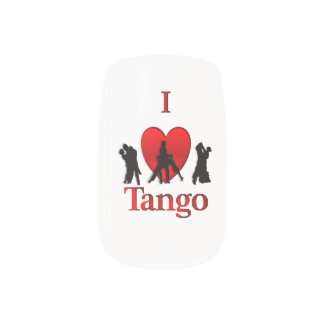 I Heart Tango Minx Nail Art